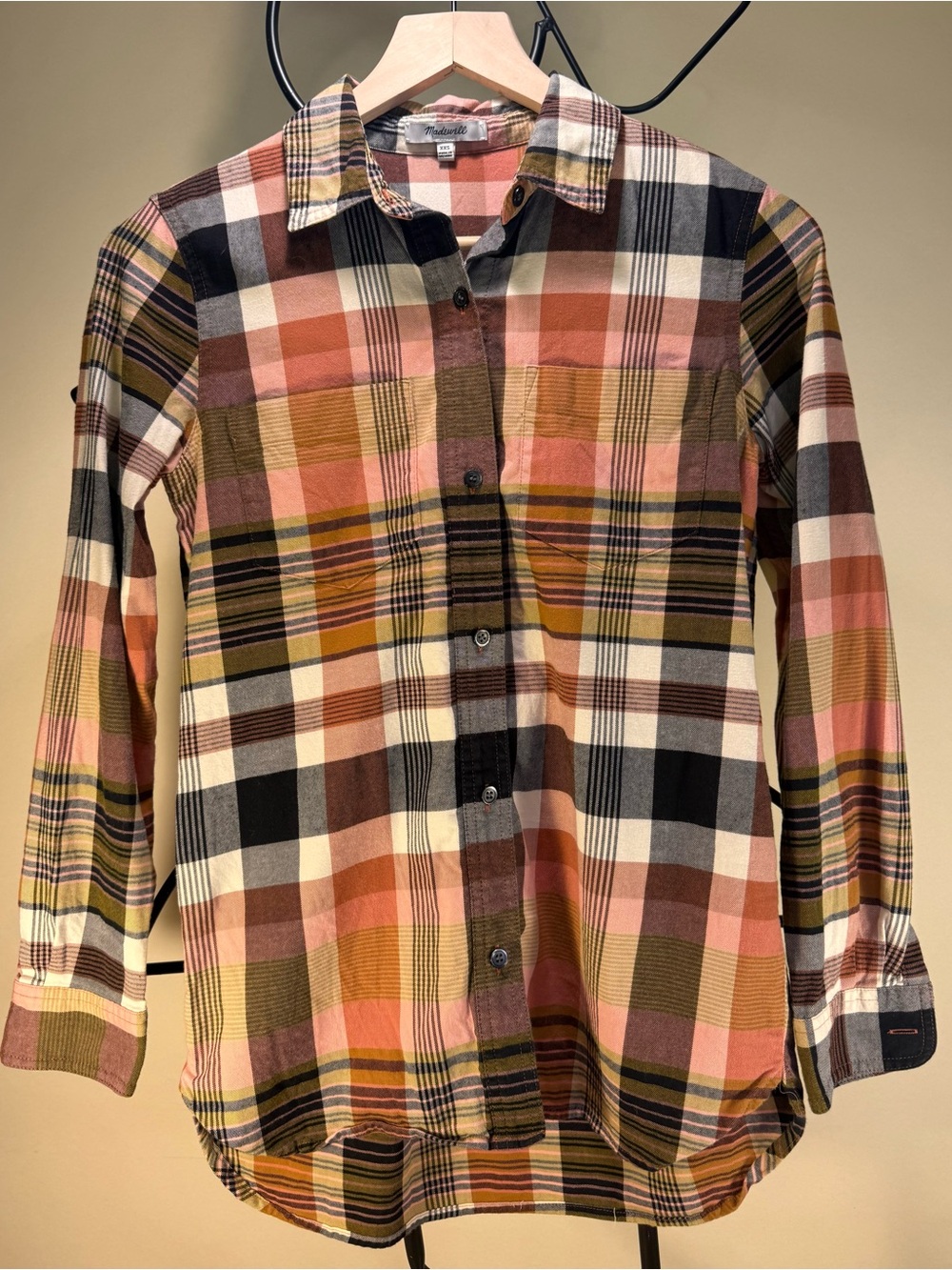 Madewell Plaid Women’s Button Down Shirt - Picture 2 of 4